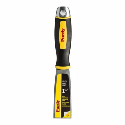 PURDY Putty Knife: Bld. Mat. Stainless Steel, Hdl. Mat. Rubber - Standard Spreading Tools
