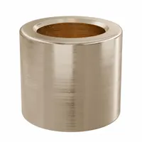 Sleeve Bearing: Bronze, SAE 841, 6 mm Bore, 9 mm OD, 8 mm Lg, 49,938 lb/sq in-fpm Max PV, 10 PK (MPN AAM0609-08B)