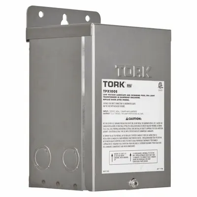 TORK TPX100S Pool & Spa Lighting Transformer - Landscape, Pool & Spa Lighting Transformers