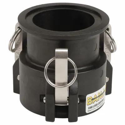 BANJO Flange: 4 3/8 in Overall Lg (MPN M303D). Key specifications — Brand: BANJO. - Polypropylene Dry Disconnect Couplings