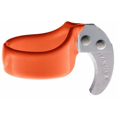 HANDY Ring Knife: 4 cm Overall Lg, Steel, 1 1/2 in Blade Projection Lg, 1 3/4 in Outside Dia - Ring Cutters