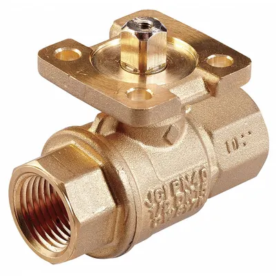 HVAC Control Ball Valve: 2-Way, 1 in Female NPT, 11.7 CV Flow, 200 psi Close-off - 2-Way NPT Connection Ball Valves