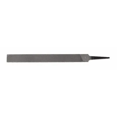 NICHOLSON Machinists File: Rectangular, Smooth Cut, 12 in Lg without Tang, 1 1/8 in Wd - Straight Double-Cut Rectangular Files