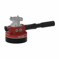 Round foam pad, 100 mm diameter, 24 mm height, made of EPDM. Inlet size 6 mm. Used for gentle handling of delicate or irregular objects in industrial automation applications such as packaging and logistics