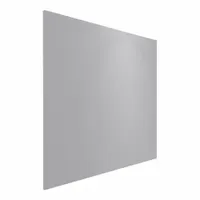 HADRIAN Partition Panel: Solid Plastic HDPE, Plastic, Gray, 55 in Ht, 55 in Wd, 1 in Thick (MPN X30055-239)