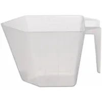Measuring Cup: 8 oz Fluid Capacity, 3 in Overall Dia, 5 in Overall Ht, Translucent (MPN 240121)