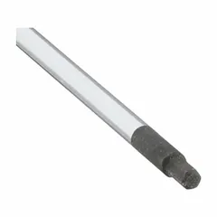 Precision slotted screwdriver with a 2.5 mm tip size, standard length, and ergonomic grip. Overall length of 6 1/4 inches. Suitable for adjusting small screws in electronics, instruments, and fine mechanical assemblies.
