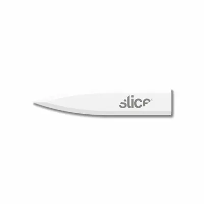 SLICE Precision Blade: 1 1/4 in Blade Lg, 0.87 mm Blade Thick, Ceramic, 1/4 in Blade Wd - Replacement Precision Knife Blades