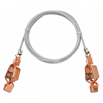 OEM Bonding and Grounding Wire: (2) Alligator Clips - Terminated Bonding & Grounding Wires