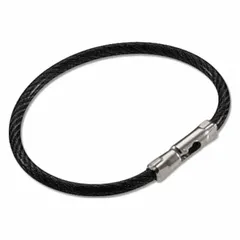 Metal key ring with a 1 1/2 in diameter and black nylon-coated finish. Sold in a 5-pack. Used for organizing and securing keys in industrial, commercial, or personal key management applications.