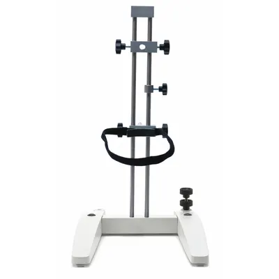 VELP SCIENTIFIC Double Rod Mini H-Stand Set, 1/2 in Rod Dia, 17 in L, 18 in W - Lab Support Stands with Rod Included