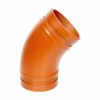 GRUVLOK Metal Pipe Elbow: 45° Elbow, 10 in x 10 in (MPN 0390015261)