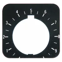 Legend Plate: 30 mm Panel Mounting Size, Half-Round, 1 3/4 in Overall Wd, For Series 10250T (MPN 10250TR30)