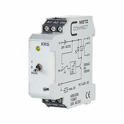METZ CONNECT 110661 DIN-Rail Mounted Voltage Band Monitoring Relay - DIN-Rail Mounted Relays