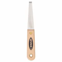 HYDE Scraper: Bld. Mat. Stainless Steel, Hdl. Mat. Hardwood, Stiff, Straight Bld. Shape (MPN 07004)