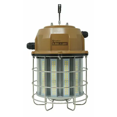 SOUTHWIRE Overhead Light: LED, Corded, Hanging Light, 10 ft Power Cord Lg, 120/277V AC - Hanging Lights