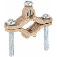 Grounding Connector: Bronze, 1/2 in to 1 in Pipe, Junior Connector, 10 AWG SOL to 2 AWG STR (MPN C5)