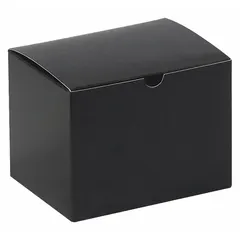 Kraft-colored gloss gift boxes with inside dimensions of 4-1/2 in width, 4-1/2 in height, and 6 in length. Sold in a 100-pack. Suitable for packaging and presenting retail products, corporate gifts, or small industrial parts.