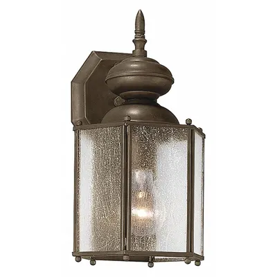 PROGRESS LIGHTING Wall Lantern: Incandescent, 100 W, 120V AC, 12 3/4 in Overall Ht - Bulb Dependent Decorative Wall Lights
