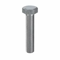 Hex Head Cap Screw: Steel, Class 8.8, Zinc Plated, M12, Metric, 60 mm lg, Fully Threaded, 50 PK (MPN HX18120600-050P1)