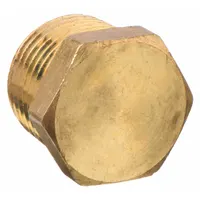 APPROVED VENDOR Plug: Hex Drive Solid Plug, 1/8 in, NPT Threaded, 1,000 psi, 19/32 in Lg (MPN 706125-02)