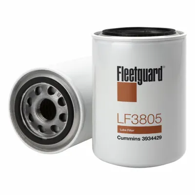 FLEETGUARD Oil Filter: 1"-16 Thread Size, 5 7/16 in Overall Ht, 5 7/16 in Overall Lg - Spin-On Oil Filters