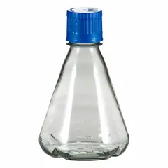 APPROVED VENDOR Polycarbonate Erlenmeyer Flask Baffled Base, 500 mL, Sterile, Graduated with Closure