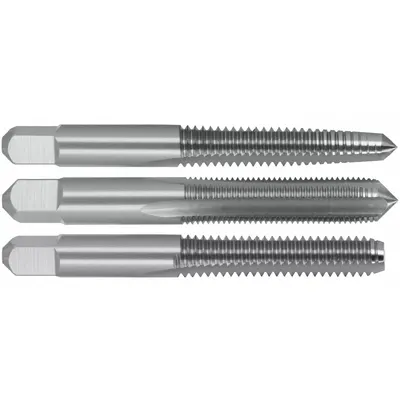 OEM Three-Piece Hand Tap Set, M12x1.5, High Speed Steel, D6 / 6H, 4 Flute - Three-Piece Hand Tap Sets