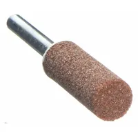 General-purpose mounted point for deburring, blending, and finishing on carbon steel. Features a 60-grit aluminum oxide abrasive in a W188 shape, suitable for contour work in tool rooms and maintenance shops. Vitrified bond provides consistent cutting action