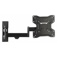 DISSTON TV Wall Mount: Wall, For 37 in to 37 in Screens, Max. 40 lb, 180° Swivel, 18° Down, 5° Up (MPN E0104759)