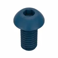 Socket Head Cap Screw: M6x1.00 Thread Size, 12 mm Lg, Button, Blue Phosphate, Alloy Steel, 25 PK (MPN UST187487)