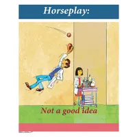 Safety Poster: 22 in x 17 in Nominal Sign Size, No Protective Coating, Write on Surface, English (MPN SW0027)