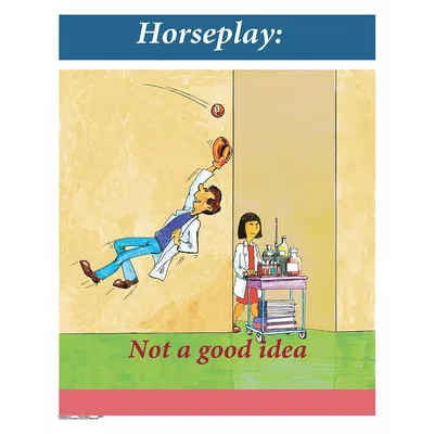 SAFETYPOSTER.COM Horseplay - Horseplay - Not A Good Idea Posters