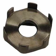 Replacement front end plate for use with 3M models 28332 and 28408. This component secures and protects the front section of compatible equipment, ensuring proper alignment during abrasive or finishing operations.