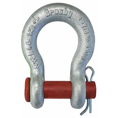 CROSBY Anchor Shackle: Anchor Shackle, 50,000 lb Working Load Limit, 1 3/4 in Body Thick - Anchor Shackles
