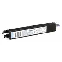 Instant start electronic ballast for one F32T8U fluorescent lamp. Operates on 120 to 277V AC input and supports bulb wattages of 17 W, 25 W, 28 W, or 32 W. Suitable for use in commercial troffers and strip fixtures