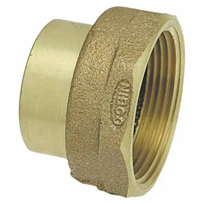 NIBCO E026050 Bronze DWV Fitting Adapter - Drain, Waste & Vent Wrot Copper & Bronze Tube Fittings