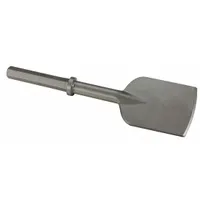 WESTWARD Chisel: 1.125 in Shank Size, Hex, Round, 5 in Chisel Tip Wd, 17 3/4 in Overall Lg, ACL-049