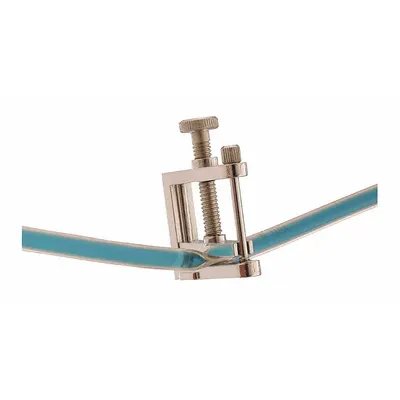 OHAUS CLF-HKRGZ Hosecock Clamp, Zinc, 2/3 Prongs, 1 1/2 in L, 2 1/2 in H - Lab Clamps