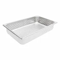 VOLLRATH Steam Table Pan: Full Size, Rectangular, 22 ga Gauge, 14 qt Capacity, NSF Certified (MPN 30043)