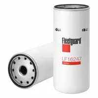 FLEETGUARD Oil Filter: M30-1.50 Thread Size, 10 1/4 in Overall Ht, 10 1/4 in Overall Lg, Diesel Fuel (MPN LF16247)