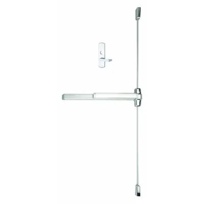 VON DUPRIN 9927L-06-F 3 US28 RHR Surface Vertical Rod Push Bar, Aluminum - Surface Vertical Rod Push Bars