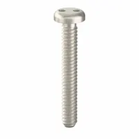 Tamper Resistant Screw: #6-32 Thread Size, 1 in Lg, Stainless Steel, Plain, Pan, Spanner, 50 PK (MPN 121050)