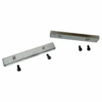 PALMGREN Standard Jaw Plate Kit: Steel, For 5 in Vise Jaw Wd, Fasteners, Works with 19D152, 9629745 (MPN 964639401)