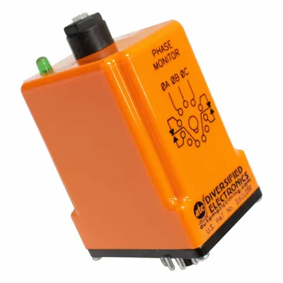 ATC DIVERSIFIED ELECTRONICS Phase Monitor Relay: Socket Mounted, 95 to 130V AC - Socket-Mounted Relays