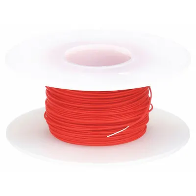 OK INDUSTRIES R24R-0100 Spooled Wrapping Wire, 24 AWG, Red, 100 ft - Spooled Wrapping Wires