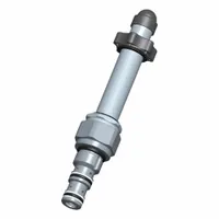 Screw-in cartridge valve with screwdriver adjustment for pressure control. C08-30 cavity size. Nitrile seals. Used in hydraulic circuits for pressure regulation in mobile and industrial equipment