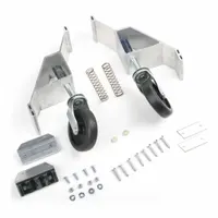 WERNER Ladder Caster Kit: For Stepladders, Swivel, 2 Casters, 4 in Wheel Dia, Casters (MPN 40-2HD)