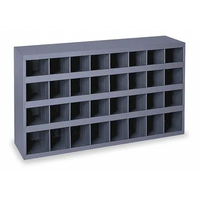 DURHAM MFG 344-95 Lipped Fixed-Size Compartmented Shelving
