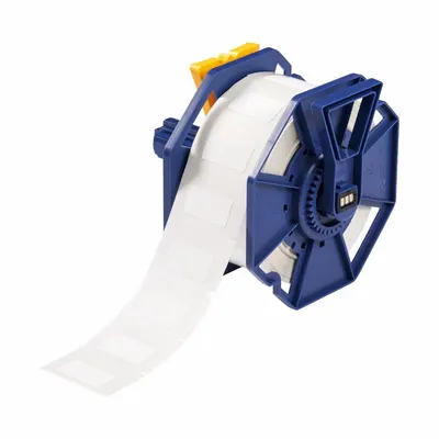 BRADY Pre-Cut Label Stock Roll: 1 in x 2 in, Acrylic, Permanent Adhesive, 800 Labels - Brady Inkjet Precut Label Rolls
